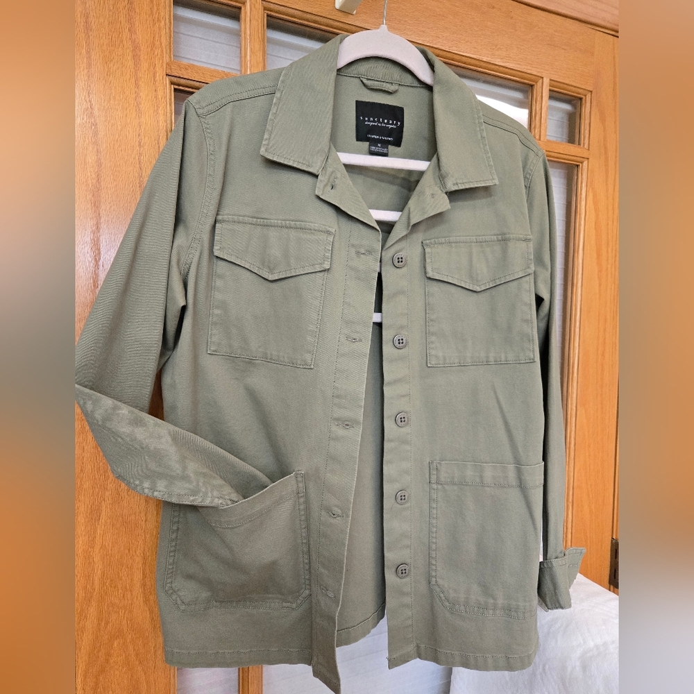 Banana Republic Khaki Green Field Jacket